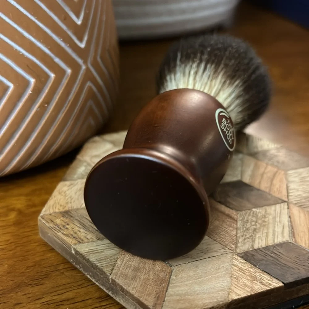 Wooden Shaving Brush from The Body Shop